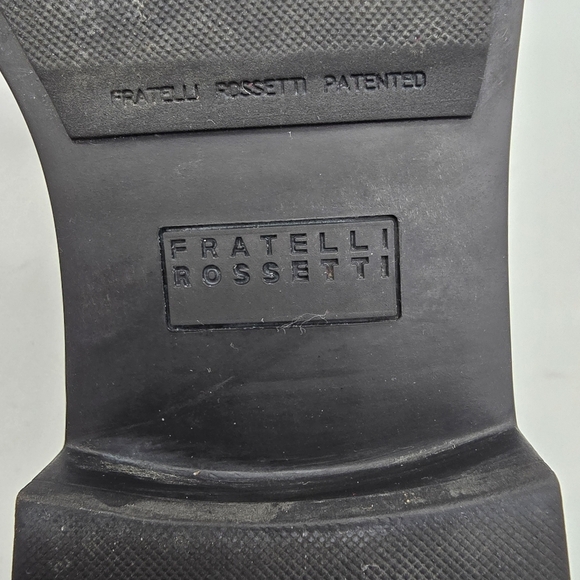 Fratelli Rosetti Shoe Size 40.5 Men's 7.5 Leather Oxfords Black - Picture 5 of 11